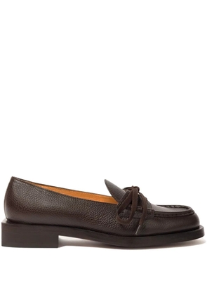 Jacquemus Marino leather loafers - Brown
