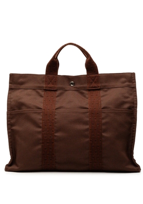 Hermès Pre-Owned 1990-2010 Canvas Herline MM tote bag - Brown