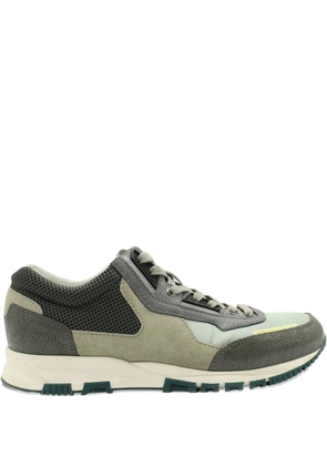 Lanvin Pre-Owned panelled sneakers - Green