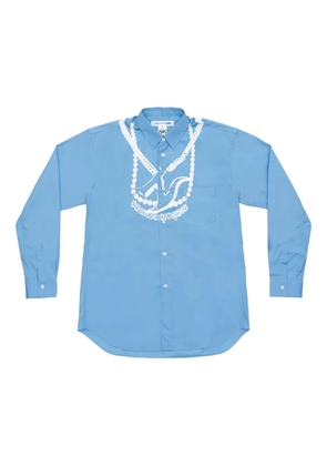 Comme Des Garçons Shirt x A$AP Nast Chain pinstripe shirt - Blue