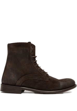 SOMMET lace-up fastening boots - Brown