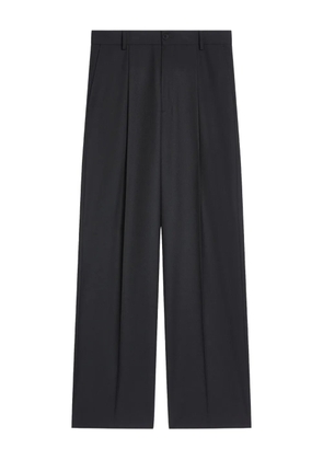 DRIES VAN NOTEN wool trousers - Black