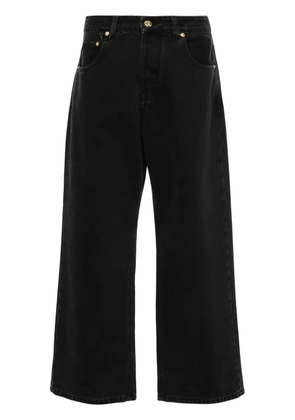 Jacquemus Le de-Nîmes Large mid-rise boyfriend jeans - Black