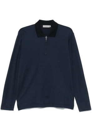 Canali jersey polo shirt - Blue