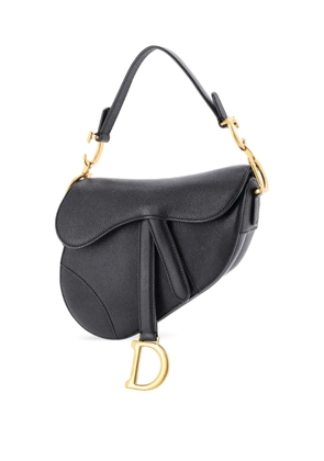 Christian Dior Pre-Owned Saddle Handbag Leather Mini shoulder bag - Black