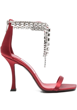 Jimmy Choo 100mm Verity crystal-embellished sandals - Pink