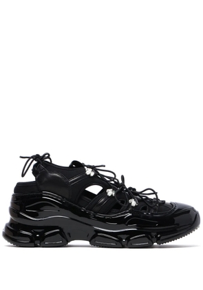 Simone Rocha Tracker cut-out sneakers - Black