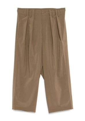 Y's tapered trousers - Neutrals