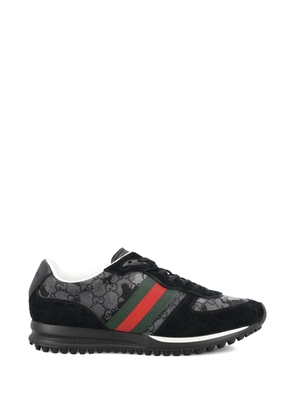 Gucci panelled sneakers - Black