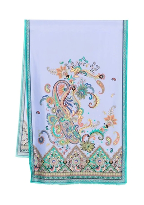 ETRO paisley-print scarf - Green