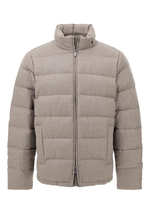 Boggi Milano Flynflannel padded jacket - Neutrals