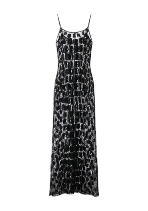 Elisabetta Franchi sequined maxi dress - Black