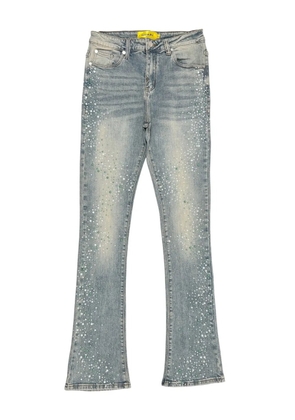 GUAPI pearl-embellished jeans - Blue