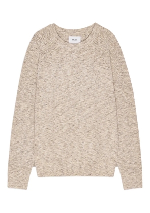 NN07 boucle raglan-sleeves sweater - Neutrals