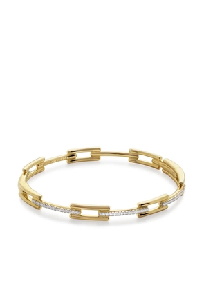 Monica Vinader 18kt yellow gold Signature diamond bangle