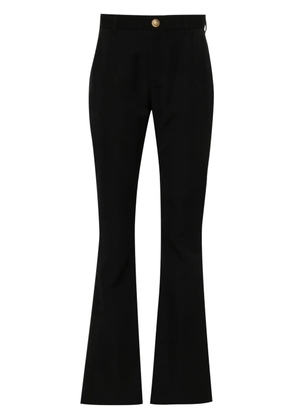 Balmain twill flared trousers - Black