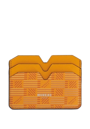 Moreau geometric-pattern cardholder - Orange
