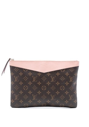 Louis Vuitton Pre-Owned 2019 Monogram Daily Pouch clutch bag - Brown