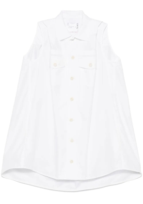 sacai sleeveless shirt - White