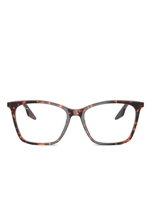 Ray-Ban RB5422 tortoiseshell oversized glasses - Red