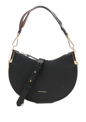 Coccinelle small Sunup half-moon shoulder bag - Black