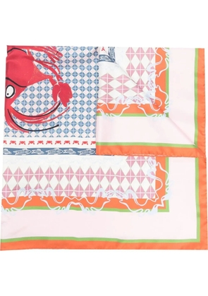 Gunia Project Crawfish silk scarf - Neutrals