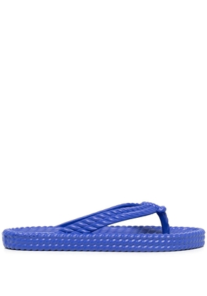 ISABEL MARANT Fira braided-effect flip flops - Blue