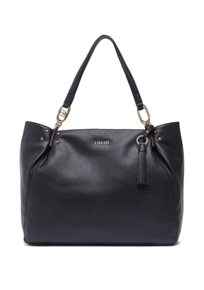 LIU JO logo-lettering shoulder bag - Black
