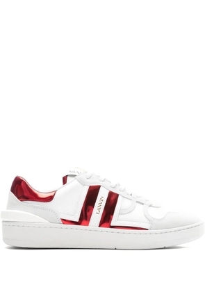 Lanvin Clay stripe low-top sneakers - White