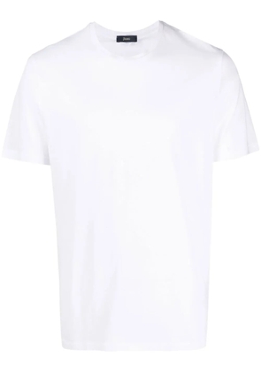 Herno logo-plaque cotton T-shirt - White