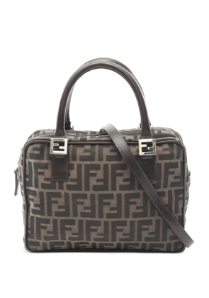 Fendi Pre-Owned 00s Zucca logo handbag - Black