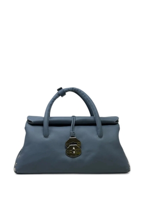 Zanellato small Dotta® studded tote bag - Blue