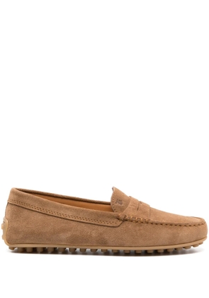 Tod's Gommino suede loafers - Brown