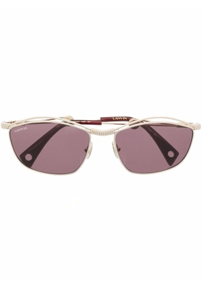Lanvin square tinted sunglasses - Gold