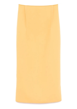 Maticevski Antenna pencil skirt - Yellow