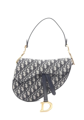 Christian Dior Pre-Owned 2010 Saddle oblique shoulderbag - Blue