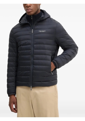 Armani Exchange hooded padded jacket - Blue