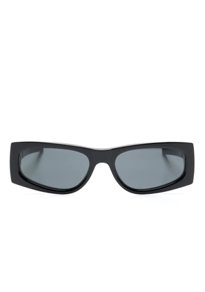 Saint Laurent Eyewear Cassandre-logo sunglasses - Black