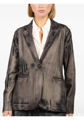 Avant Toi single-breasted blazer - V00202 CARRUBA