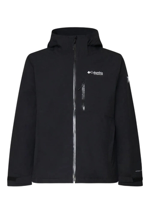 Columbia logo-print hooded jacket - Black