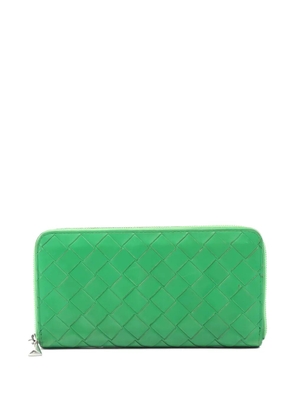 Bottega Veneta Pre-Owned 2000 Intrecciato wallet - Green