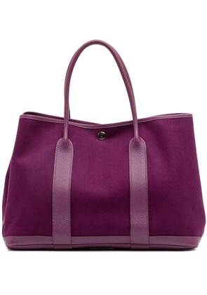 Hermès Pre-Owned 2014 Toile and Negonda Garden Party 36 tote bag - Purple