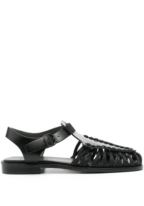 Hereu Alaro leather sandals - Black