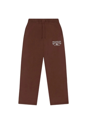 Denim Tears logo-detail track pants - Brown