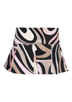 PUCCI Marmo-print mini skirt - Black