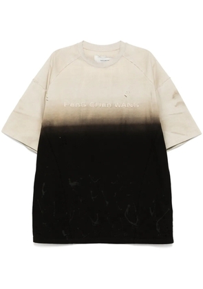Feng Chen Wang logo patch T-shirt - Black
