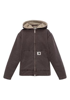 Carhartt WIP zip-up hooded jacket - Brown