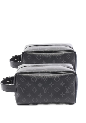 Louis Vuitton Pre-Owned 2021s locker monogram clutch bag - Black