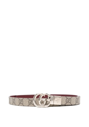 Gucci GG monogram leather belt - Neutrals
