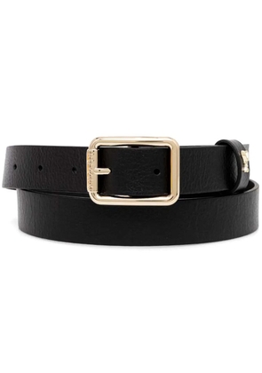 Patrizia Pepe logo buckle belt - Black